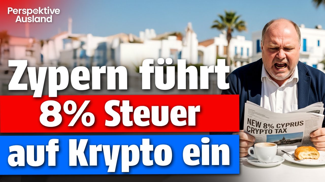 Zypern-Schock: 8% Steuer auf Krypto ab 2026 &ndash; Ist der Traum vorbei?