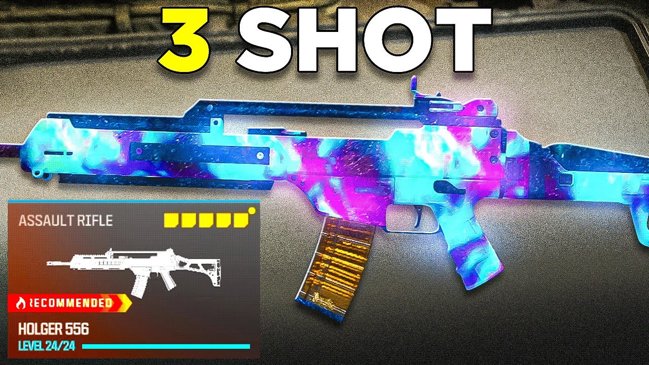 my *NEW* 3 SHOT HOLGER 556 CLASS is BROKEN in MW3! (Best HOLGER 556 Class Setup) - Modern Warfare 3