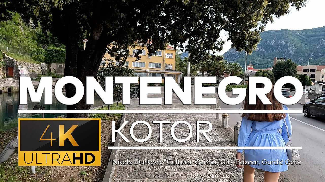 4K Ultra HD Walking  | Kotor, Montenegro | East of Kotor | #walking #vlog #montenegro #kotor