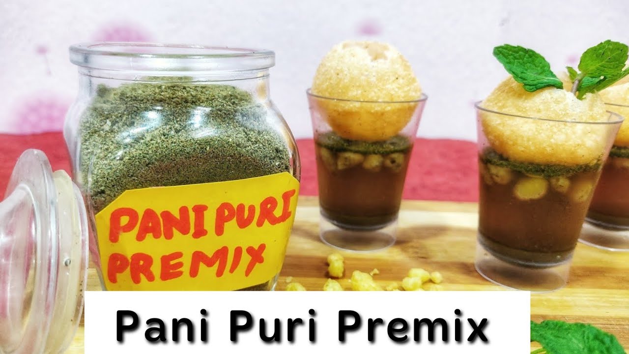 Pani Puri premix | पानी पुरी प्रीमिक्स | Premix recipe | Pani puri recipe in hindi