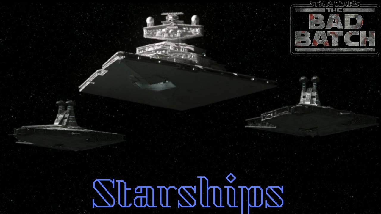 All STARSHIPS MOMENTS AND BATTLES in Star Wars The Bad Batch