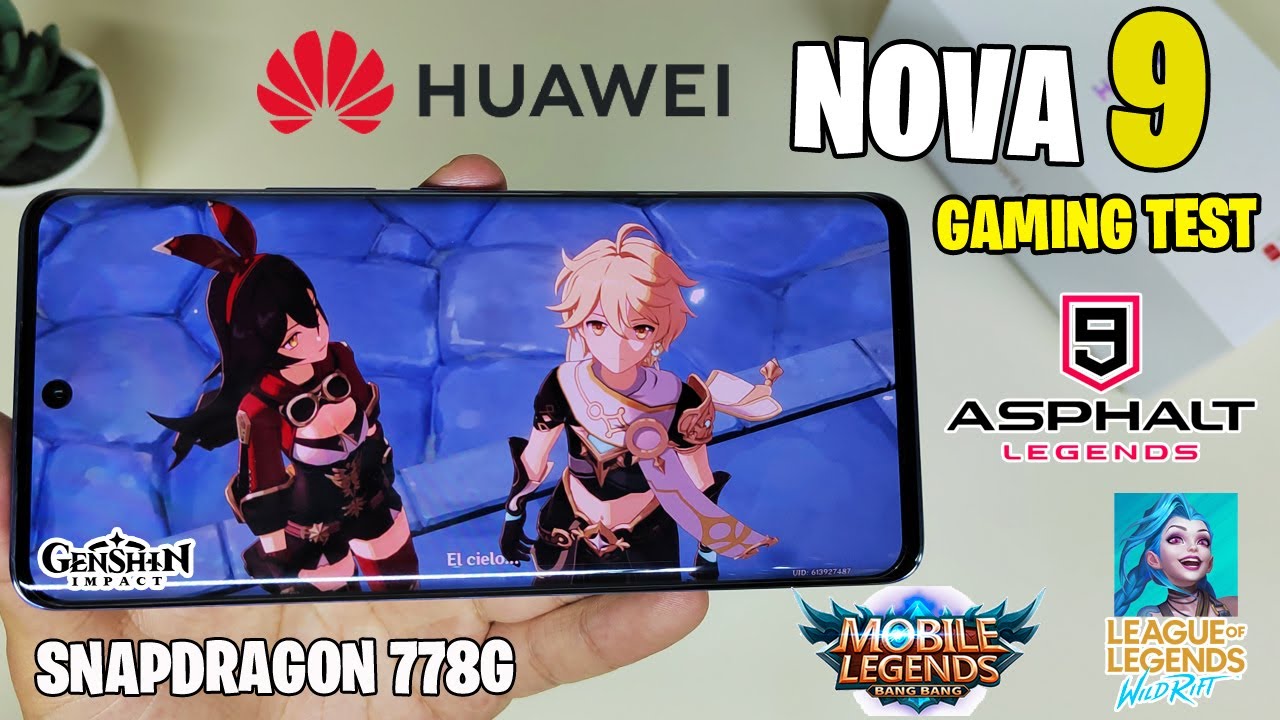 Huawei NOVA 9 en Perú:  Gaming Test - Genshin Impact, League of Legends, Asphalt 9 (Snapdragon 778)