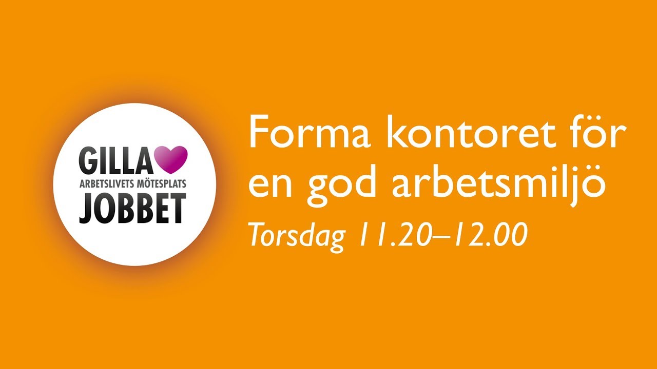 FORMA KONTORET FÖR EN GOD ARBETSMILJÖ