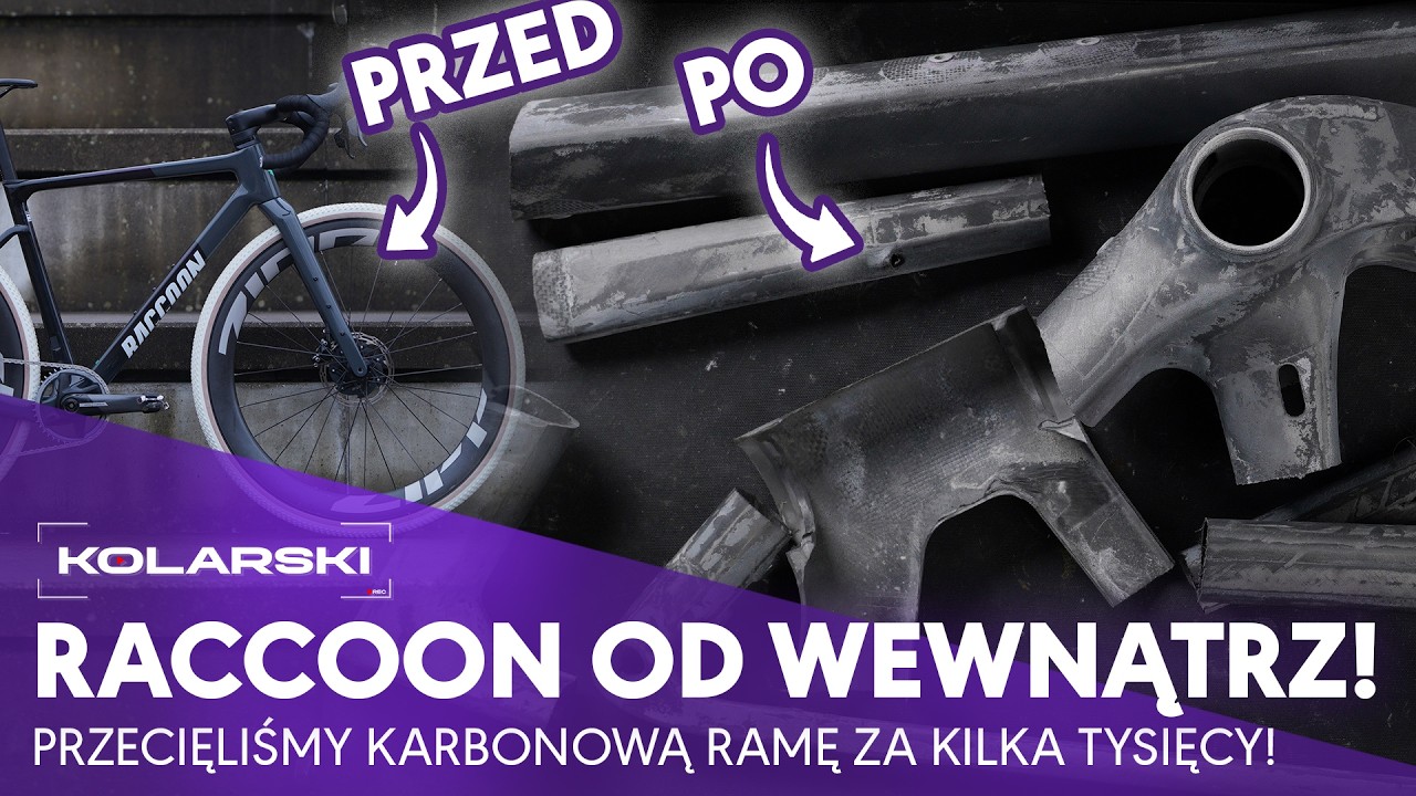 Przecięliśmy karbonową ramę RACCOON za kilka tysięcy! To, co zobaczyliśmy w środku&hellip; SZOK!
