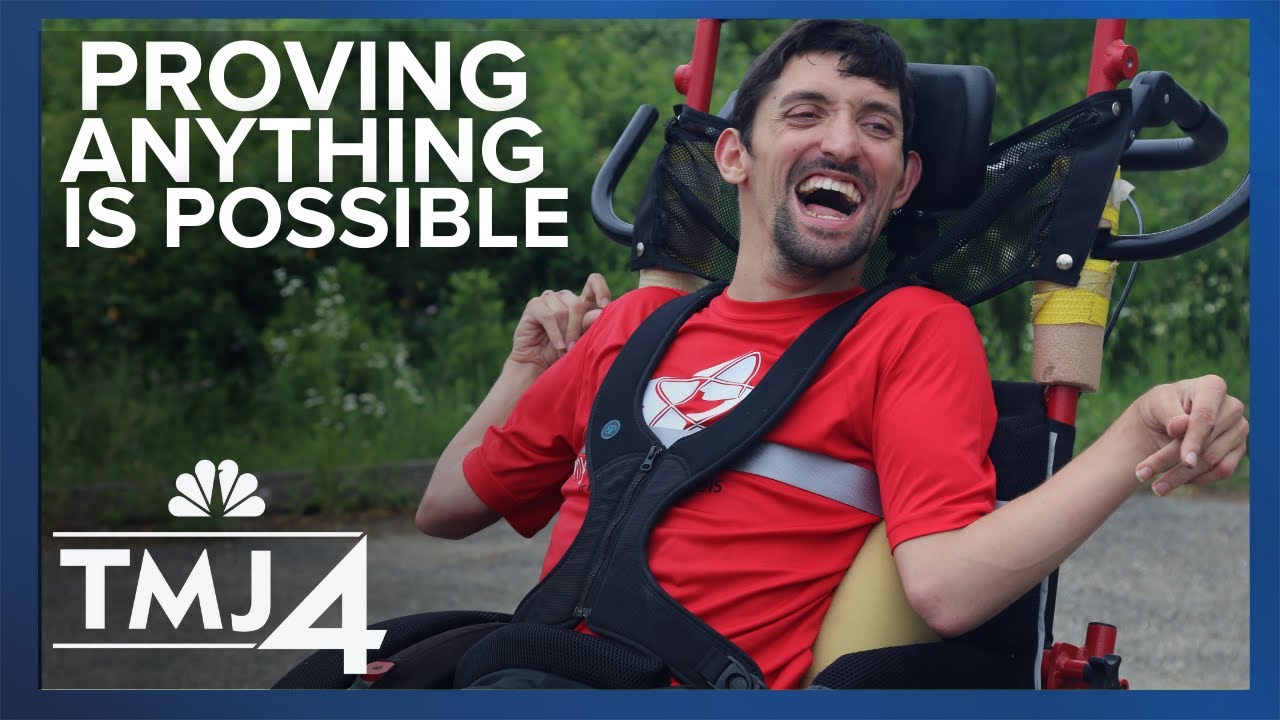 Wisconsin man with cerebral palsy completes multiple marathons