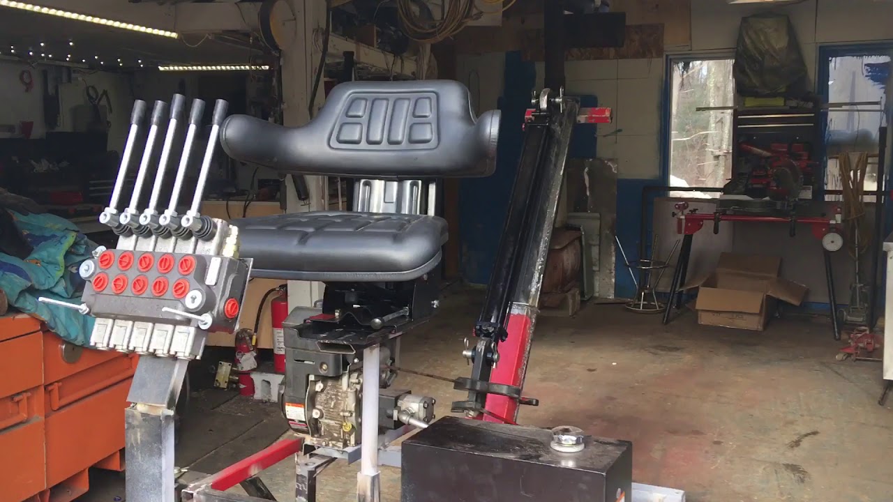 Homemade backhoe