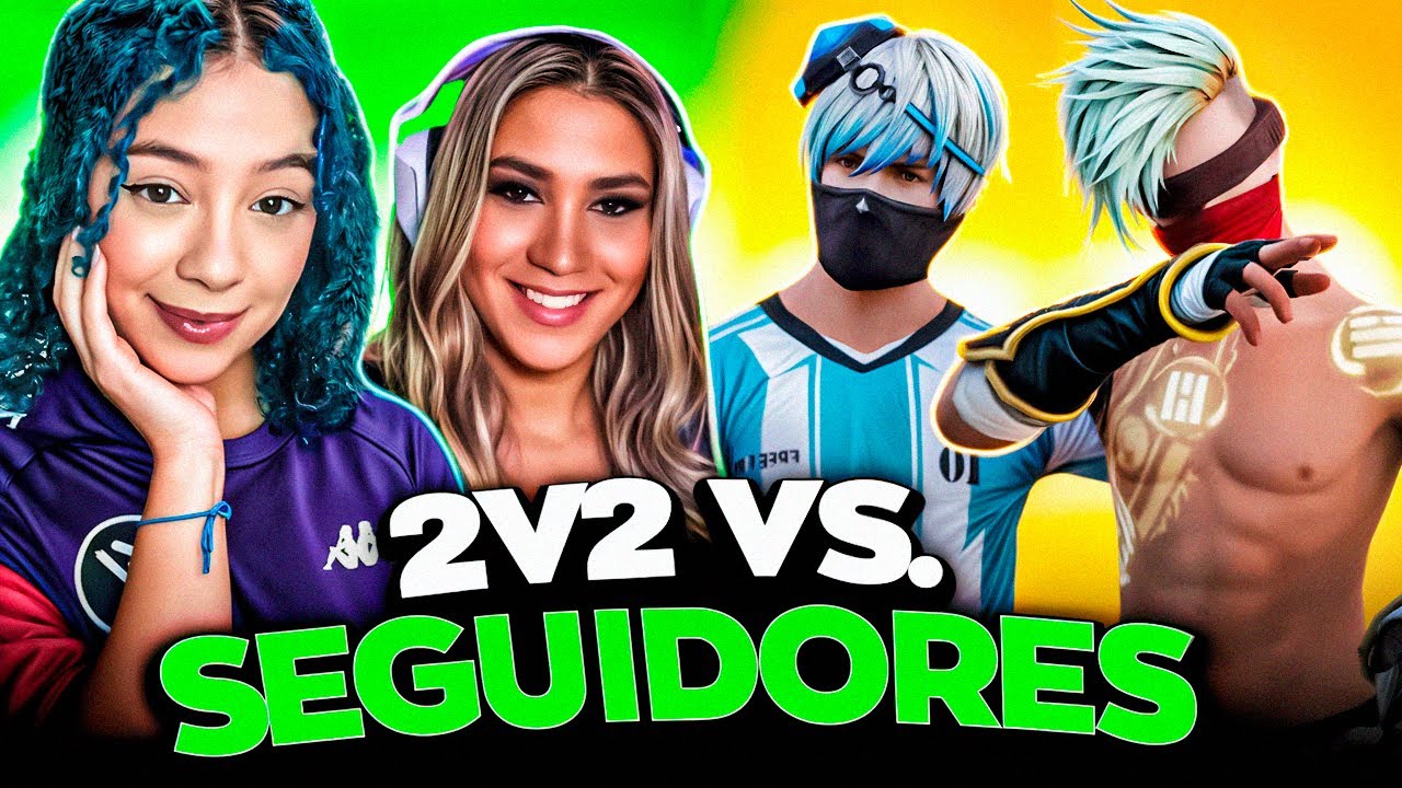 2v2 CONTRA SEGUIDORES NO FREEFIRE! DUPLA COM NYTRIX RAINHA DO CAPA DE AWM🔥