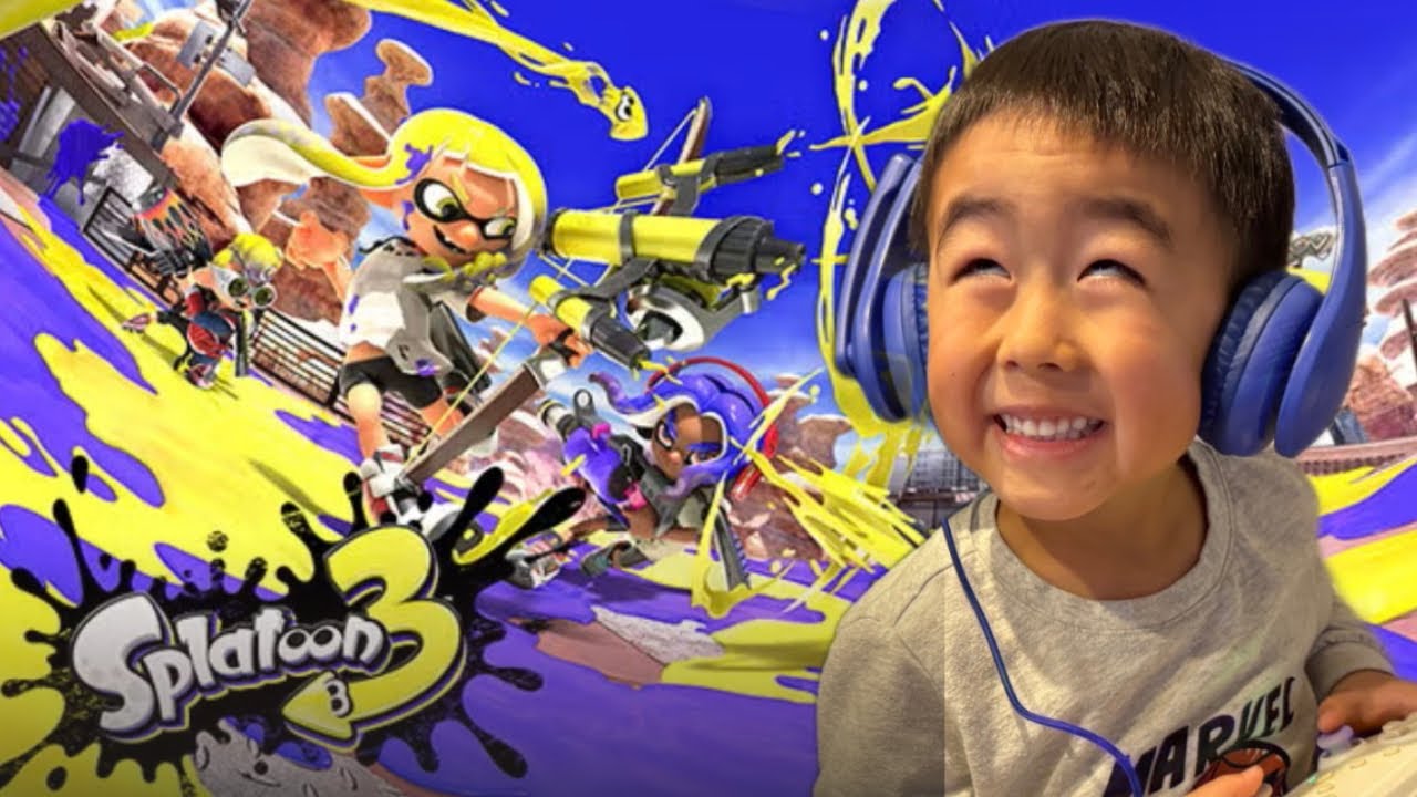 #1【スプラトゥーン3】4歳きいち初めてのゲーム実況🎮