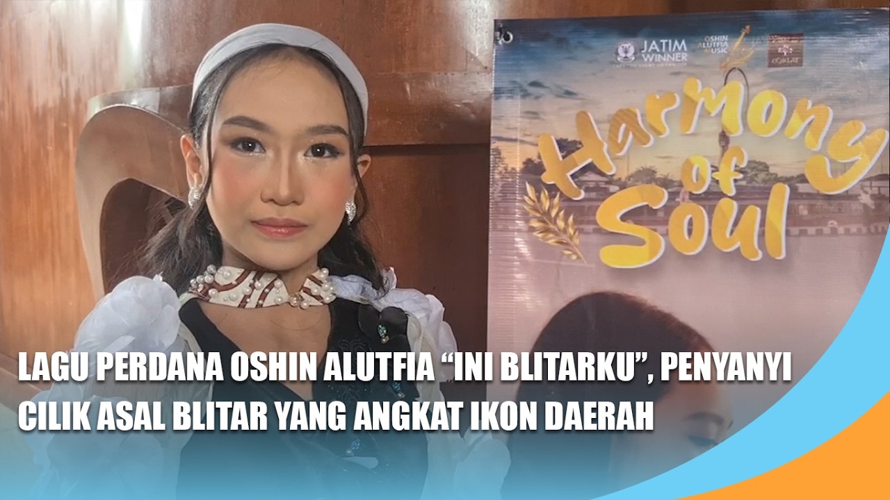 BLITAR | Lagu Perdana Oshin Alutfia “Ini Blitarku”, Penyanyi Cilik Asal Blitar yg Angkat Ikon Daerah