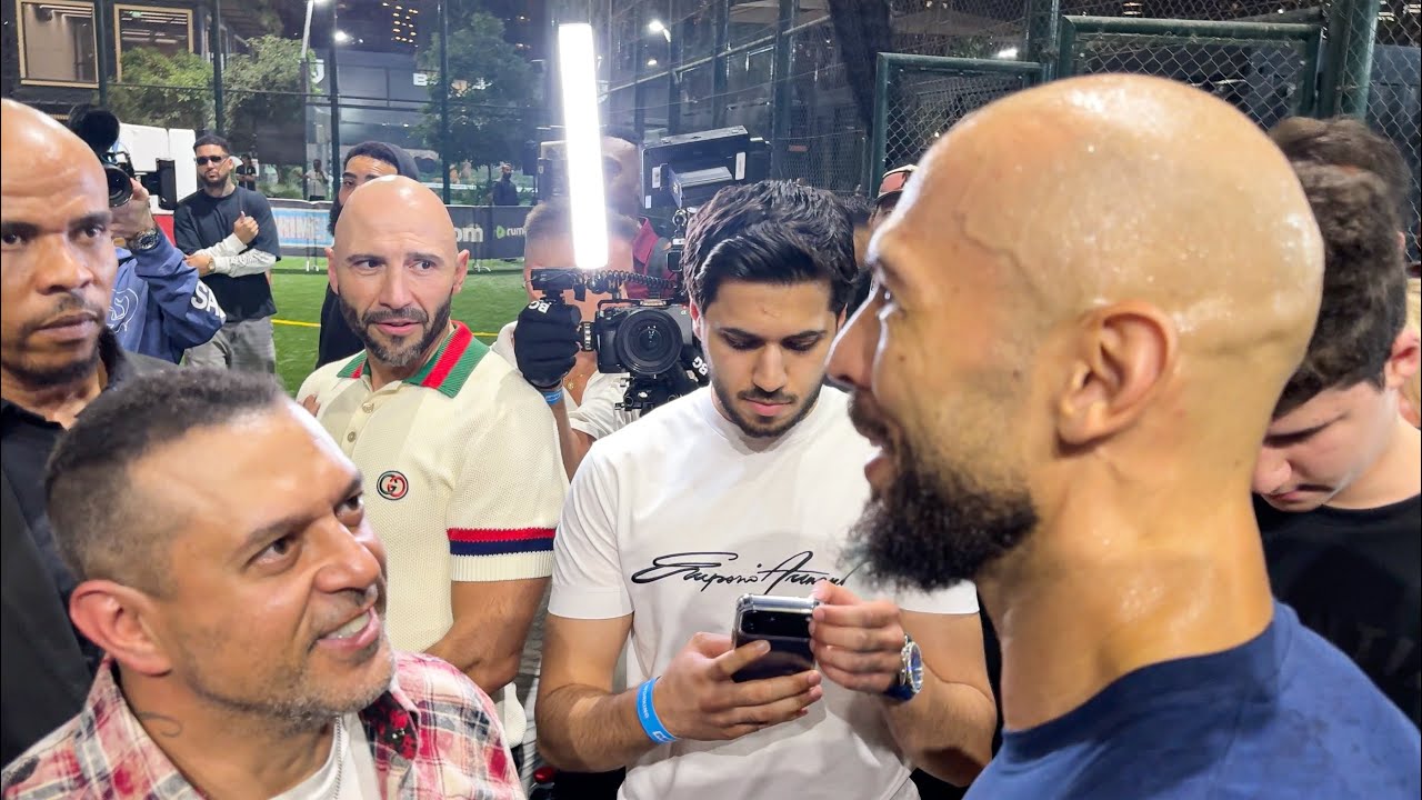 Andrew Tate meets KSI&rsquo;s Manager (Mams) 