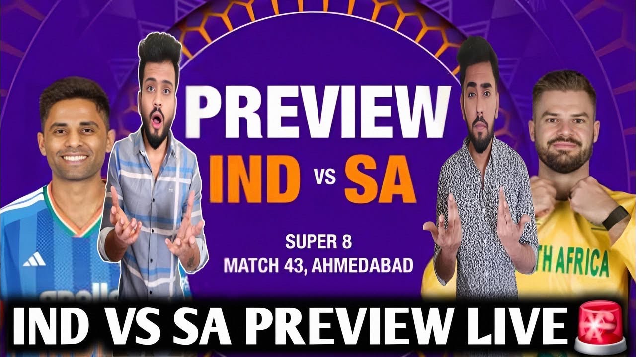 INDIA VA SOUTH AFRICA T20 World Cup live |IND VS SA