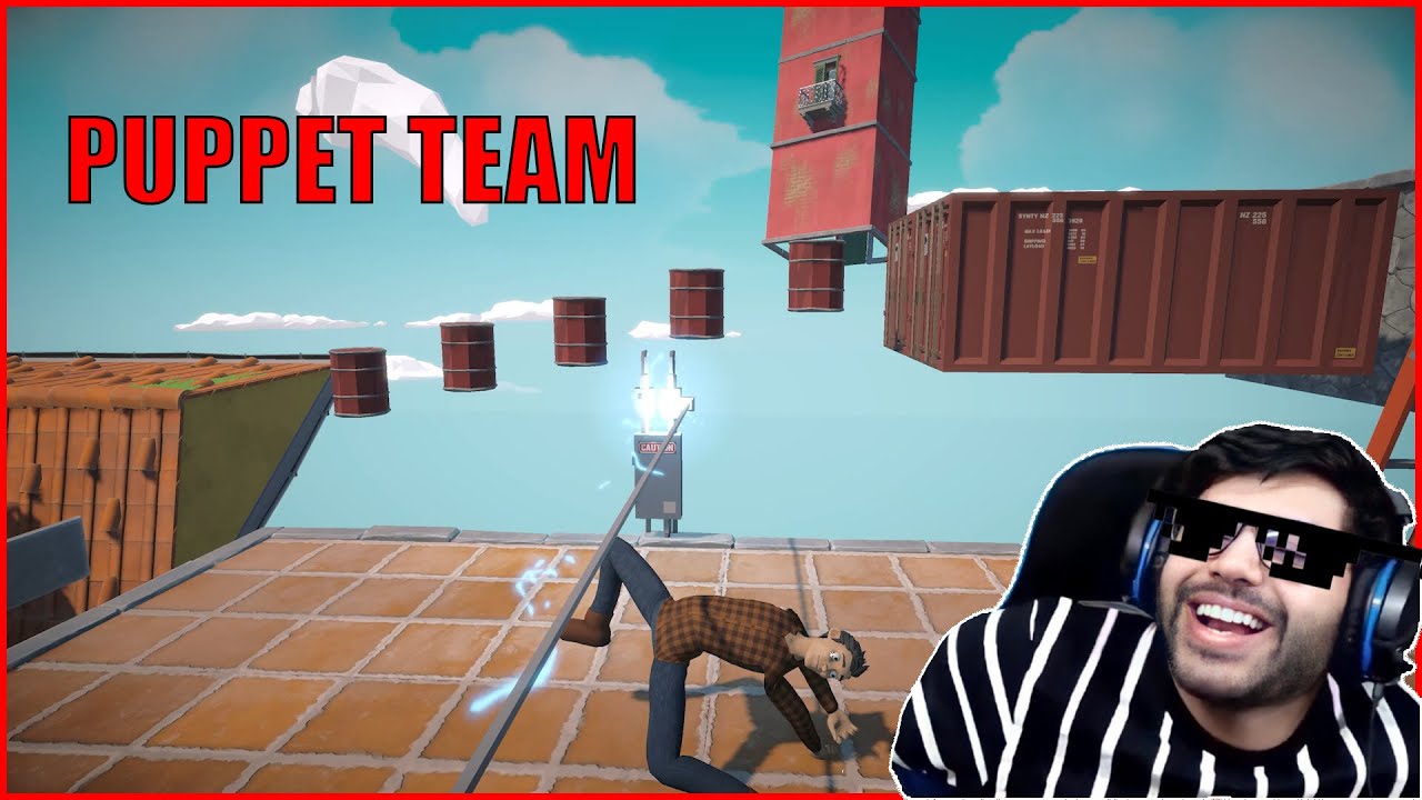 Toughest Parkour Game Ever !!  | PUPPET TEAM WITH @BlurpleOG