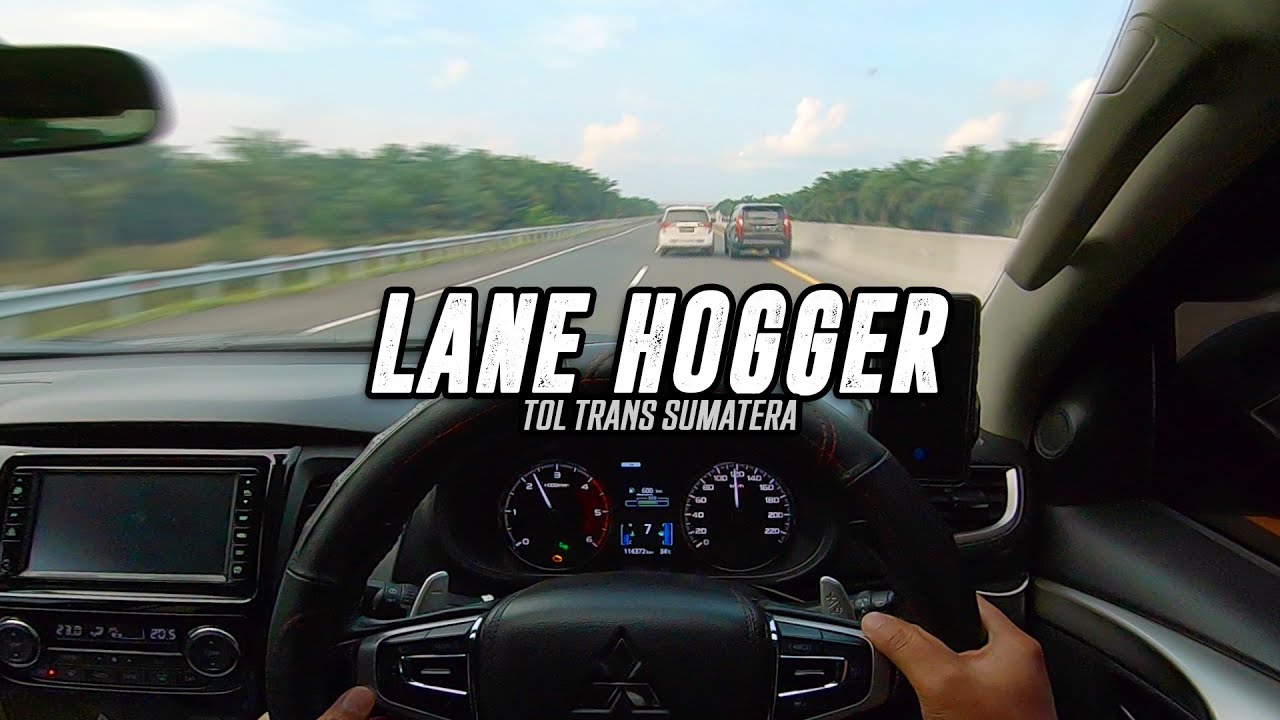 Ganas 🔥 Lane Hogger Tol Trans Sumatera Dipepet Pajero Sport POV Driving