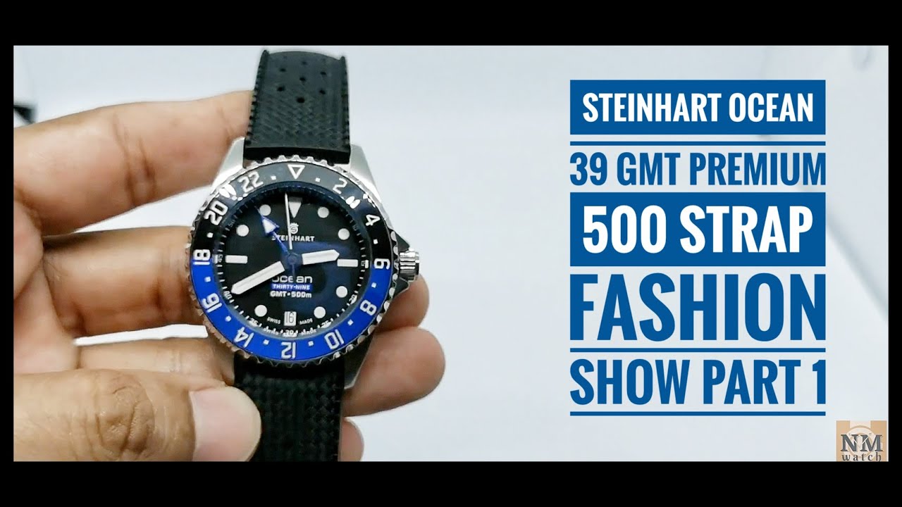 1 Watch, 5 Looks: Steinhart Ocean 39 GMT Premium 500 strap fashion show part 1 #steinhart