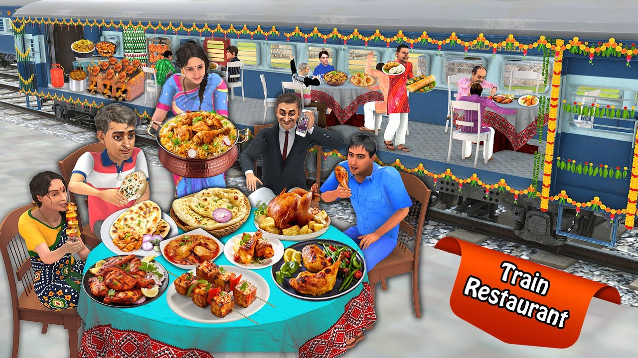 Train Restaurant World Famous Street Food Tasty Train Food Hindi Kahani Hindi Stories Moral Stories