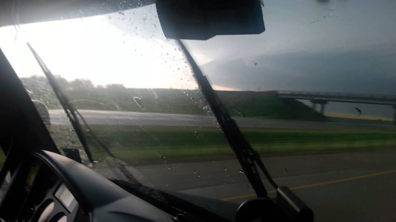 El Reno, Oklahoma tornado in a 18 wheeler.