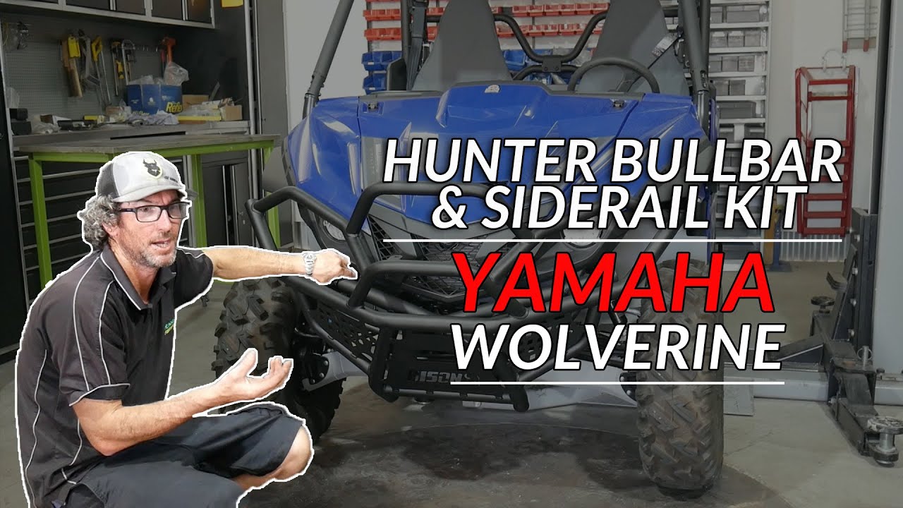 Fitting our Hunter Bullbar & Siderail kit to a Yamaha Wolverine X2