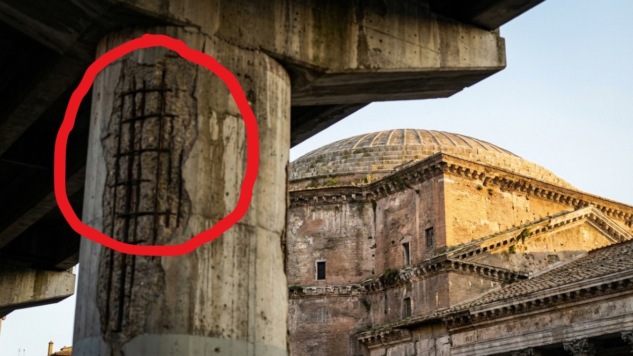 Why Roman Concrete Lasts 2,000 Years While Ours Fails