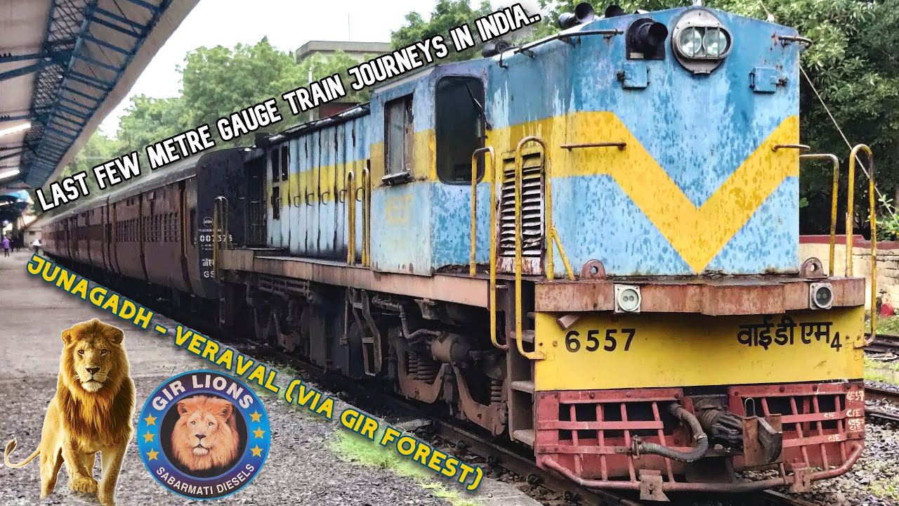 Junagadh to Veraval Metre Gauge Full Journey via Visavadar | ALCo YDM-4