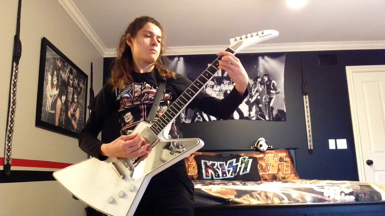 KISS When Lightning Strikes Guitar Cover