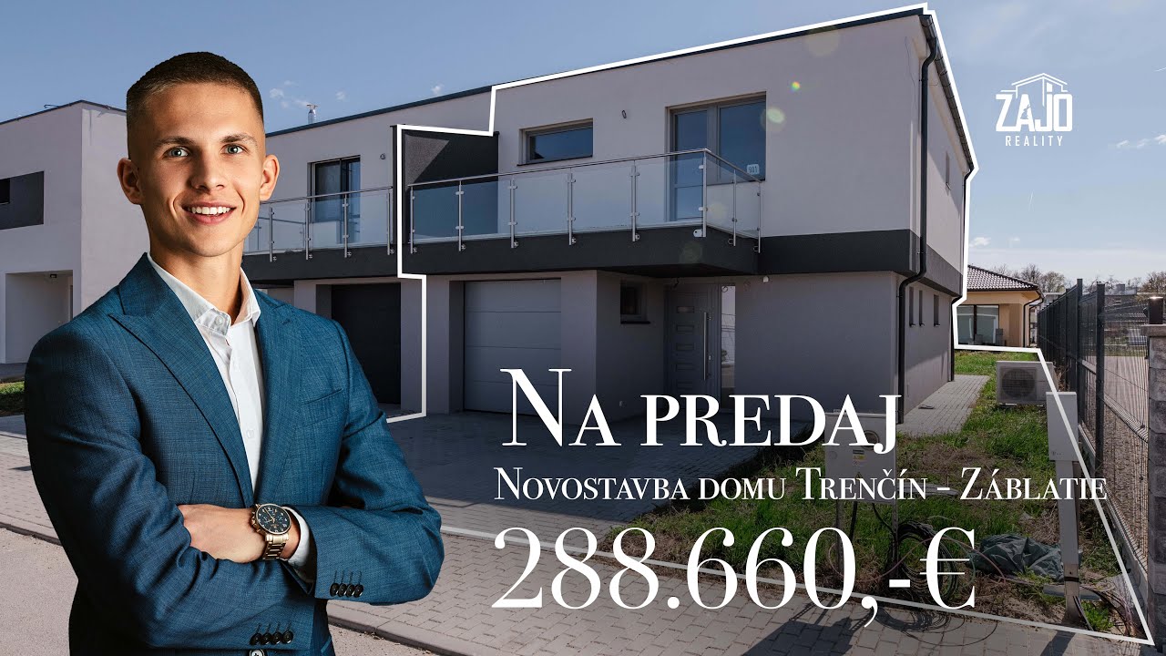 REZERVOVANÉ | Priestranný rodinný dom v novovybudovanej lokalite v Trenčíne