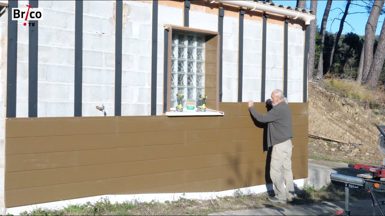 Poser un bardage durable sur une façade - Tuto bricolage avec Robert
