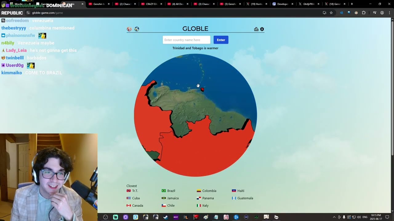 17 июня 2025 г. wordle/genshindle/globle (ft. zaj)