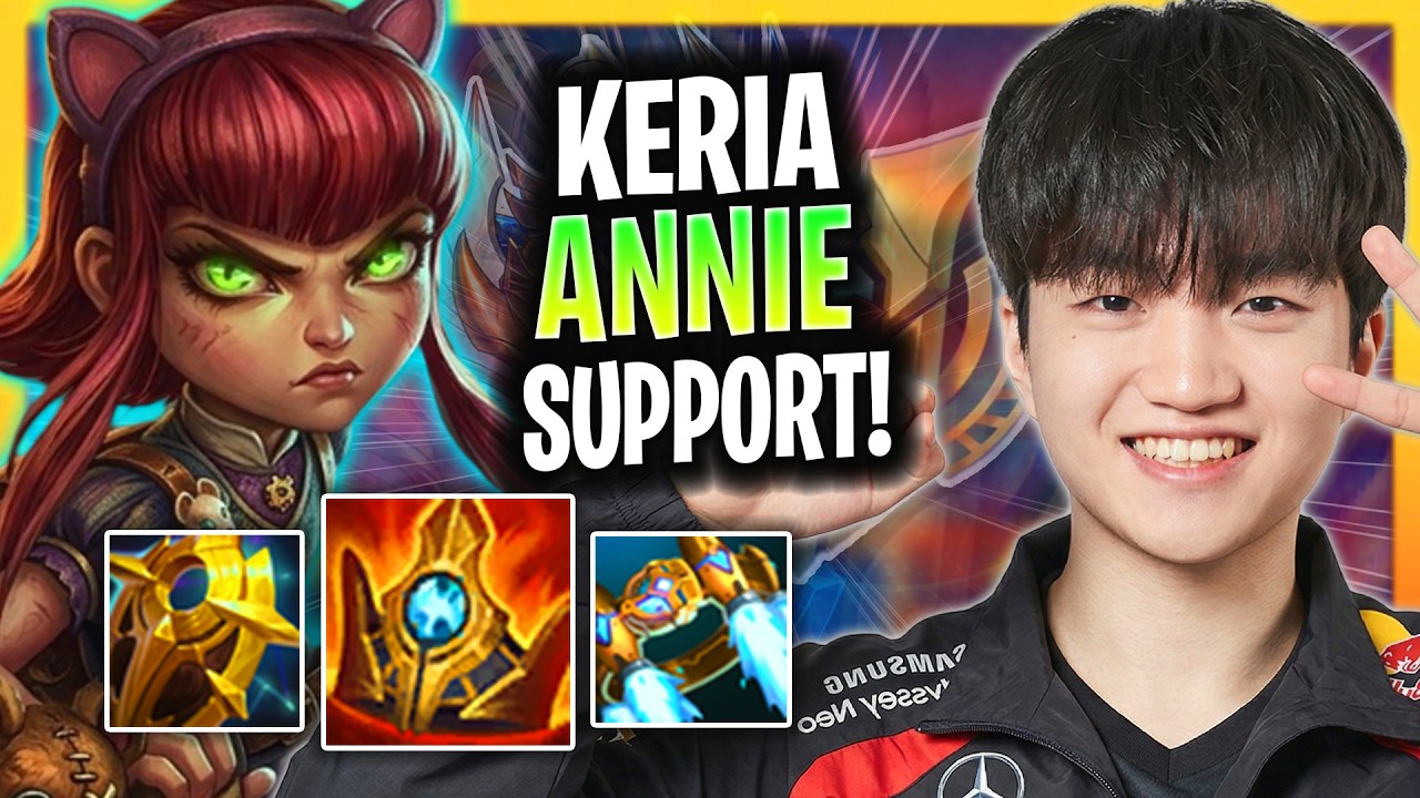 T1 KERIA TESTS ANNIE SUPPORT IN HIGH ELO! | T1 Keria Plays Annie Support Patch 26.11
