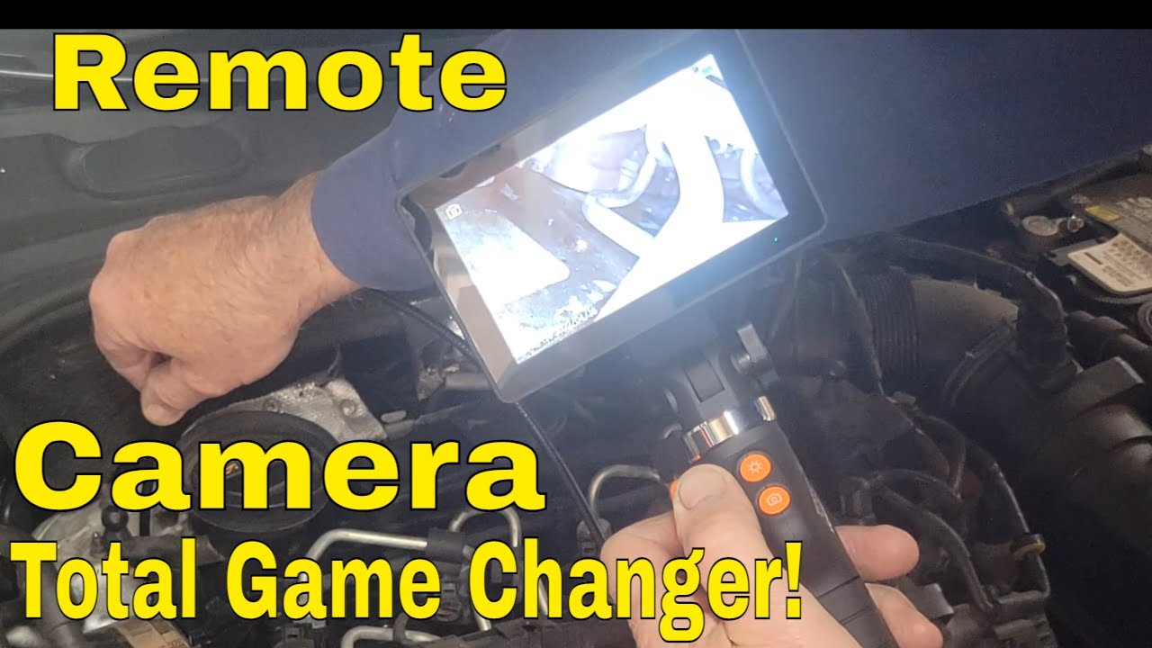 VEVOR Articulating Borescope Camera LED Light Snake Camera for Automotive, Plumbing