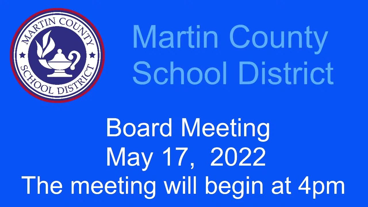Martin County School Board - Regular School Board Meeting