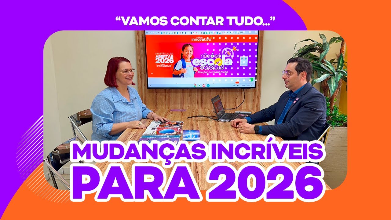 Colégio anuncia NOVIDADES *INCRÍVEIS* PARA 2026