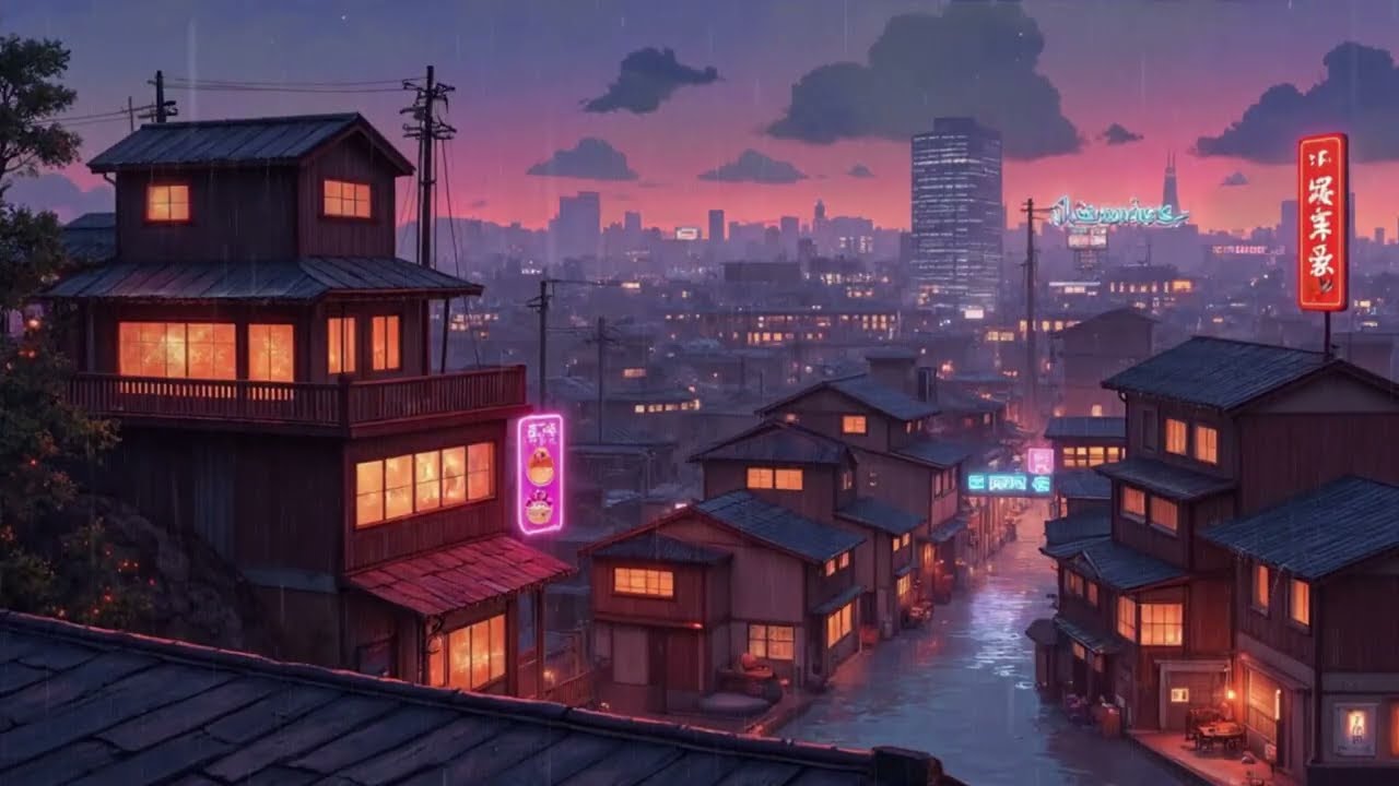 Lofi Rainy Nights in Tokyo 🌙 You’re Not Alone | 12-Hour Emotional Chill Stream