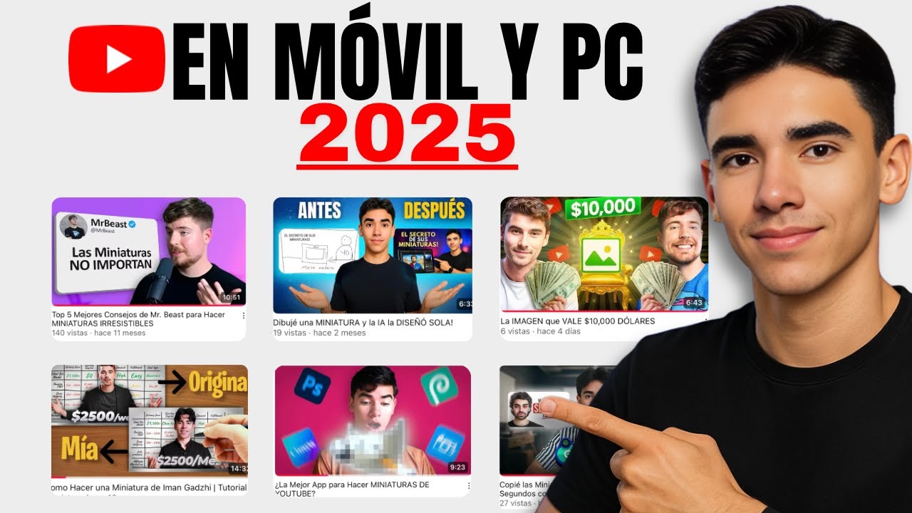 CÓMO PONER MINIATURAS A VIDEOS DE YOUTUBE 2025