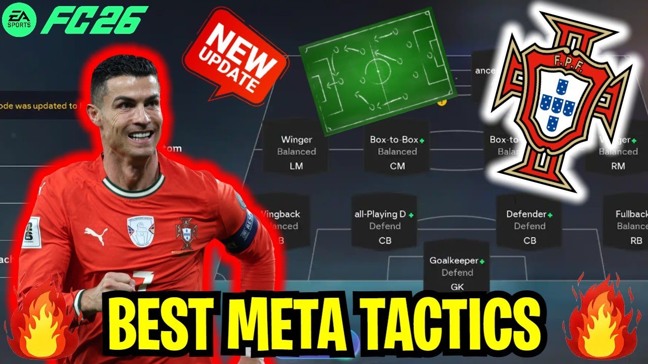 I Created DOMINANT Attacking Tactics With Portugal 🇵🇹  FC 26 Best Tactics