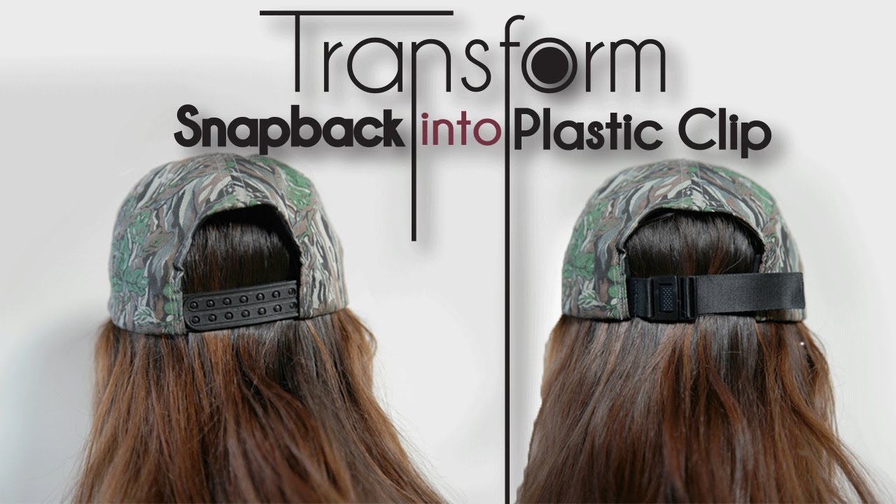 DIY Transformation | Turn Snapback into Plastic Clip