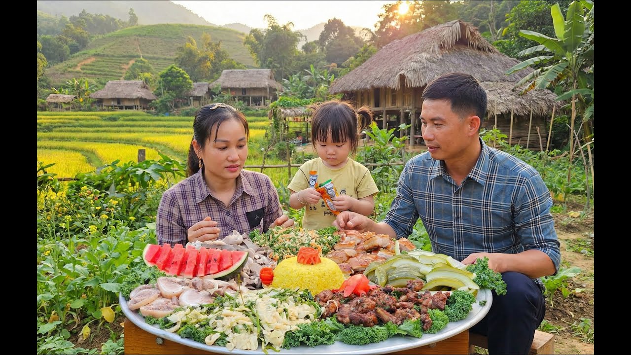 Wife Prepares a“Luxury” Feast for Her Husband’s Friends— Everyone Can’t Stop Praising It |Ly Phuc An