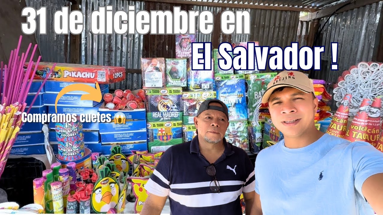 IRL Así se VIVE EL 31 de DICIEMBRE en EL SALVADOR 😱🇸🇻