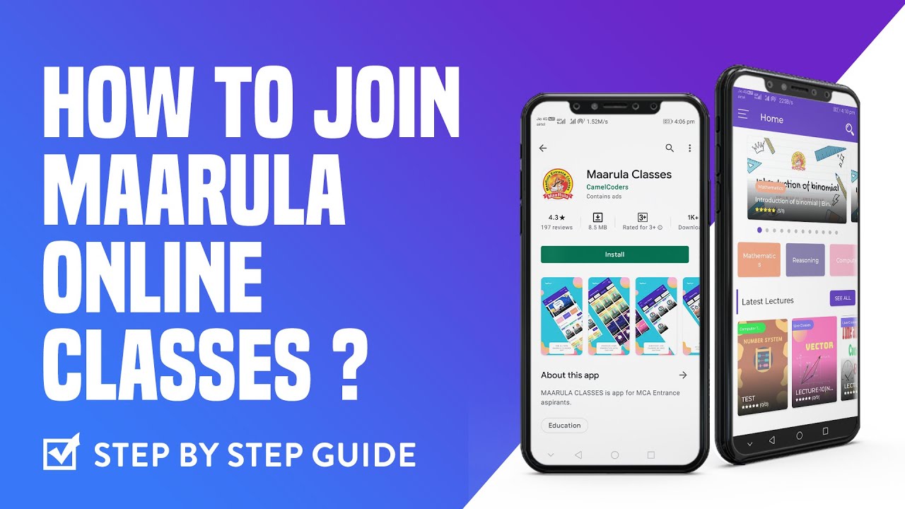How to join MaaRula Online Classes On App | Best online MCA Coaching for NIMCET, JNU | Maarula App