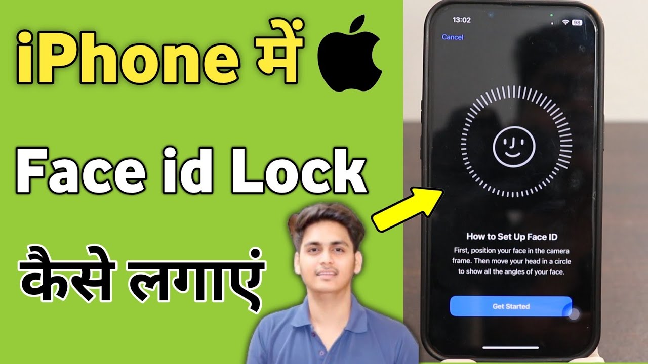 iPhone me face lock kaise lagaye | how to set face id In iphone