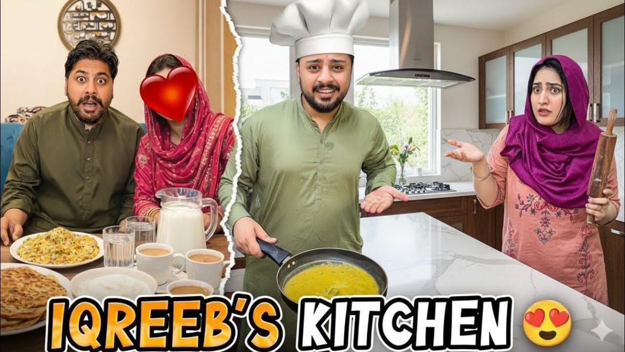 Special Sehri Treat in IQREEB’S Kitchen 😋🌙 | Bhai Bhabhi Reaction 😍 | Big Reveal 📢Part 2 |Sistrology