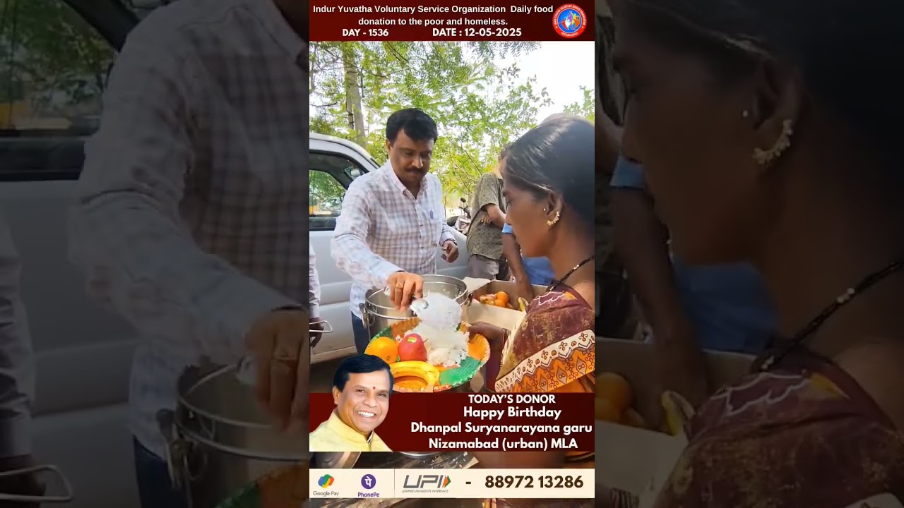 Day 1536: Food Donation on MLA's Birthday 🙏