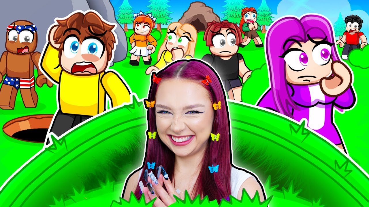 100 ИГРОКОВ в СПРЯЧЬСЯ чтобы ВЫЖИТЬ в ROBLOX ! 😱 РОБЛОКС ПРЯТКИ