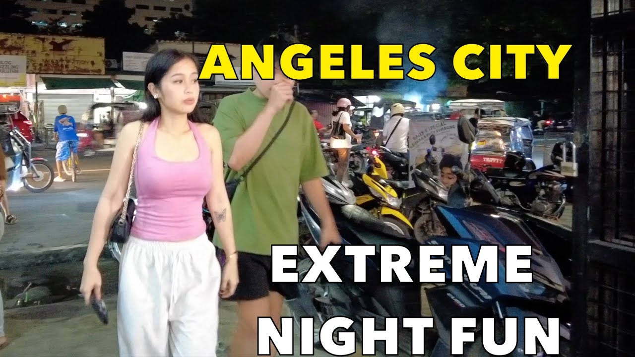 This is where the locals have fun at night in Angeles City