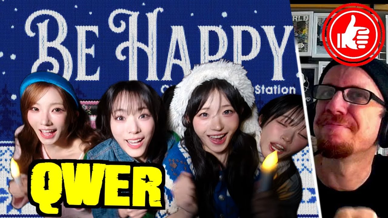 QWER 🎅🎮「 BE HAPPY .Carroll Version 」...reaction to QWER's rockin Christmas request for a PlayStation