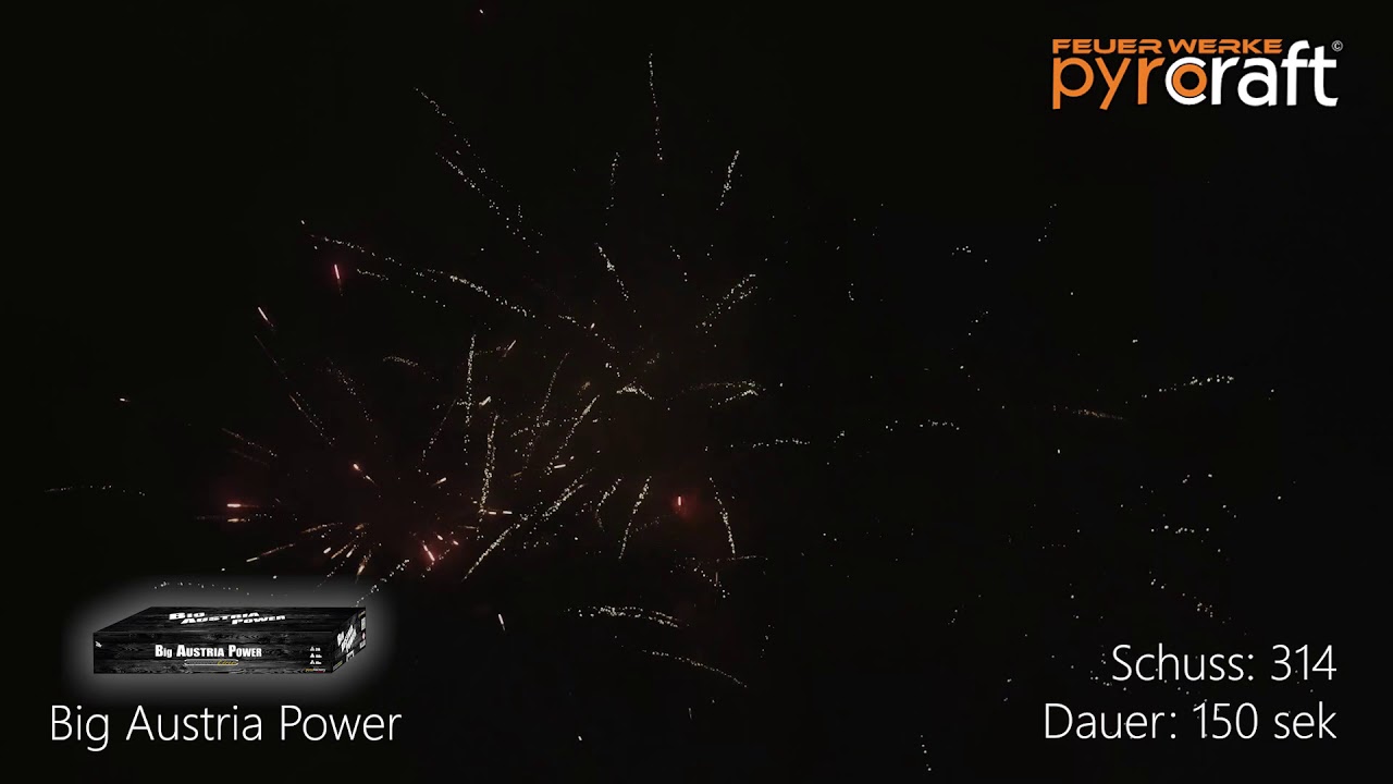 Big Austria Power - Komplettfeuerwerk
