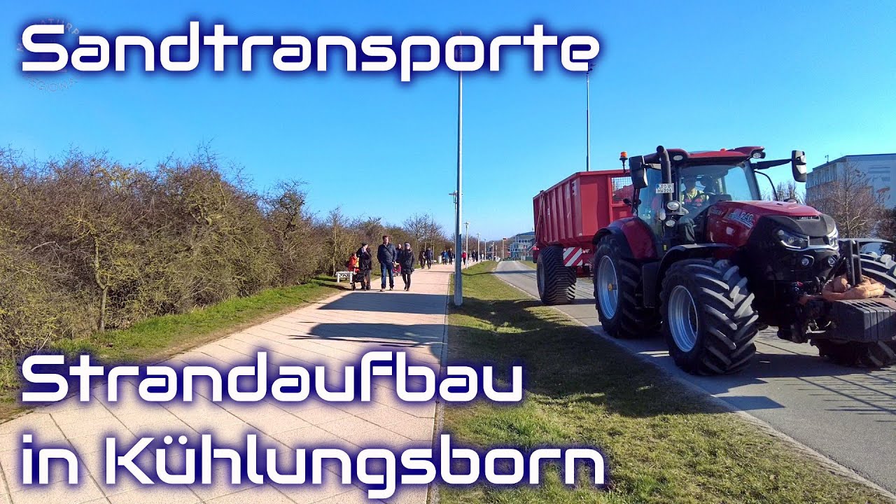 Sandtransporte - Strandaufbau in Kühlungsborn