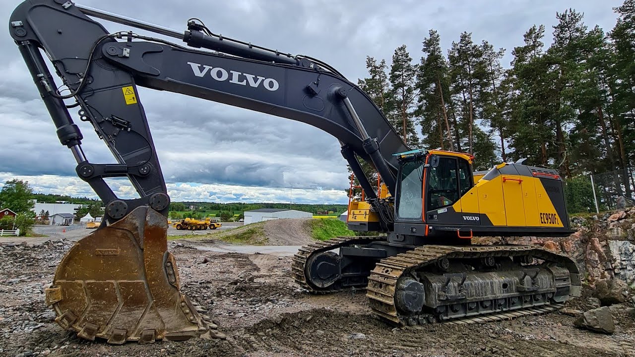 Cамый большой Volvo экскаватор EC950F