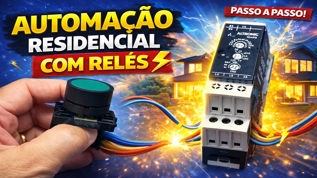 Automação desidêncial com relés - Aula 01