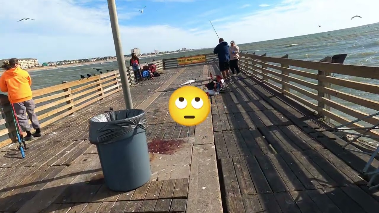Buena pesca en Galveston texas TIENES QUE VERLO !!