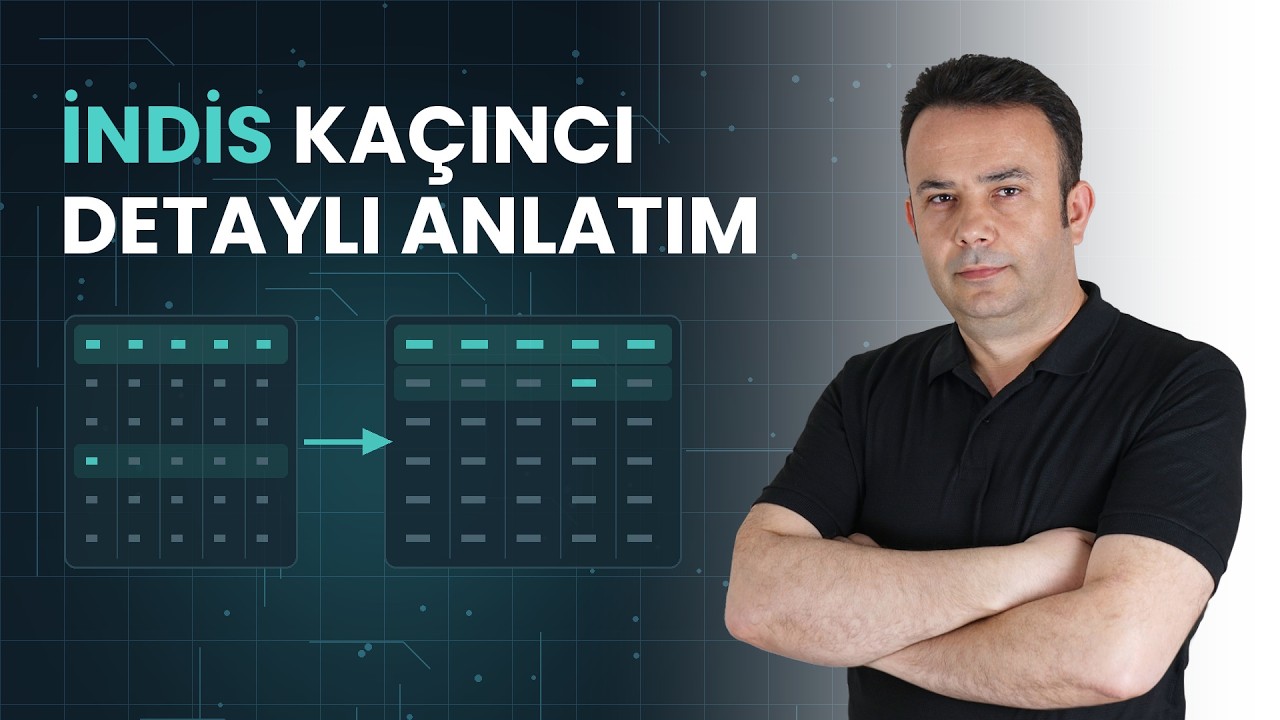 Excel'de Uzmanlaşın: DÜŞEYARA, İNDİS ve KAÇINCI Fonksiyonları- Detaylı Anlatım